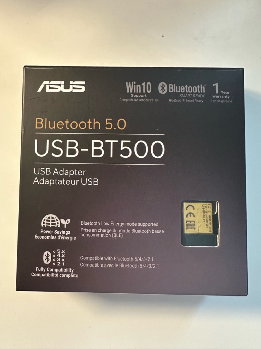 ASUS USB-BT500 Bluetooth 5.0 USB Adapter - Black